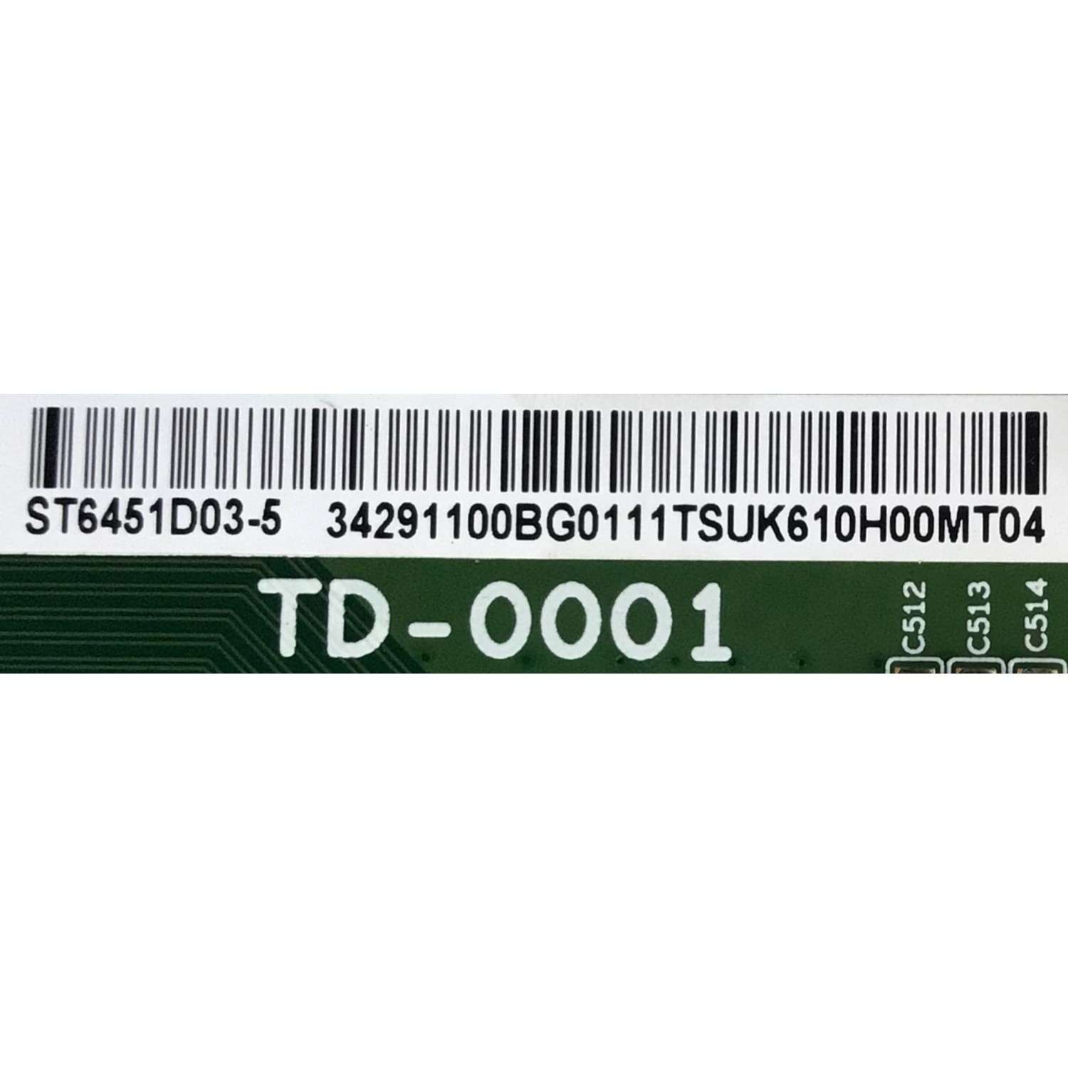 KIT TARJETAS PARA TV SONY /MAIN A-5027-249-A / 1-010-115-21 / FUENTE 1-006-110-13 / 100611013 / APS-435 (CH) 21052045490-A / LED DRIVER A-5026-320-A / 1-006-902-11 / T-CON 34.29110.0B / TD-0001 / 34291100B / ST6451D03-5 / MOD XR-65X90J / XR65X90J - Imagen 4